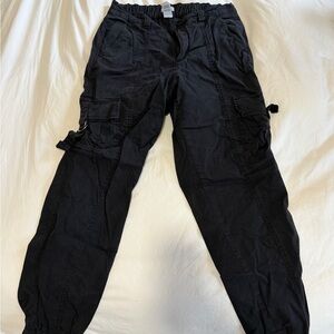 Garage Black Utility Cargo Pants
